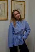 Jaz blouse met detail riem