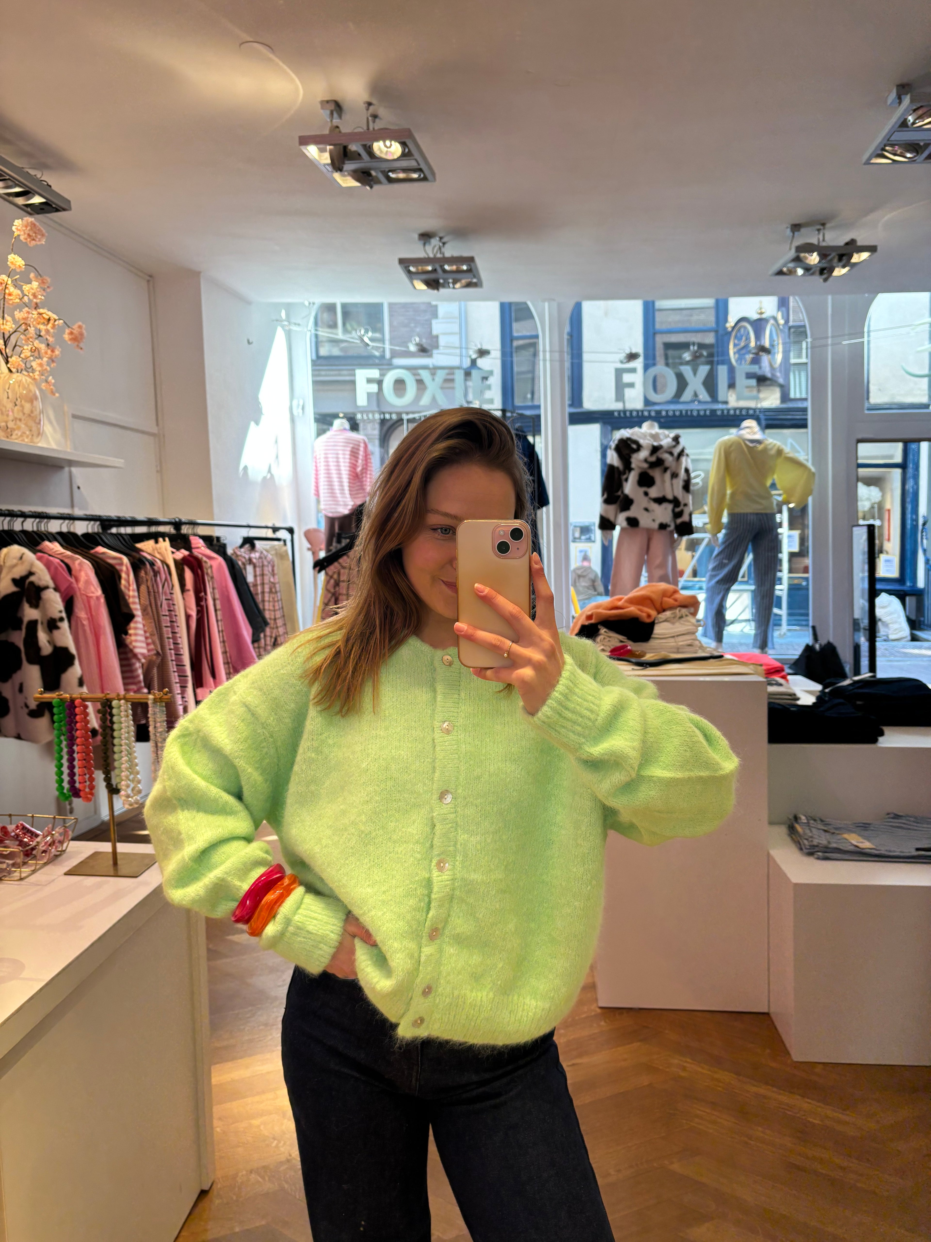 Lumi vestje wol groen