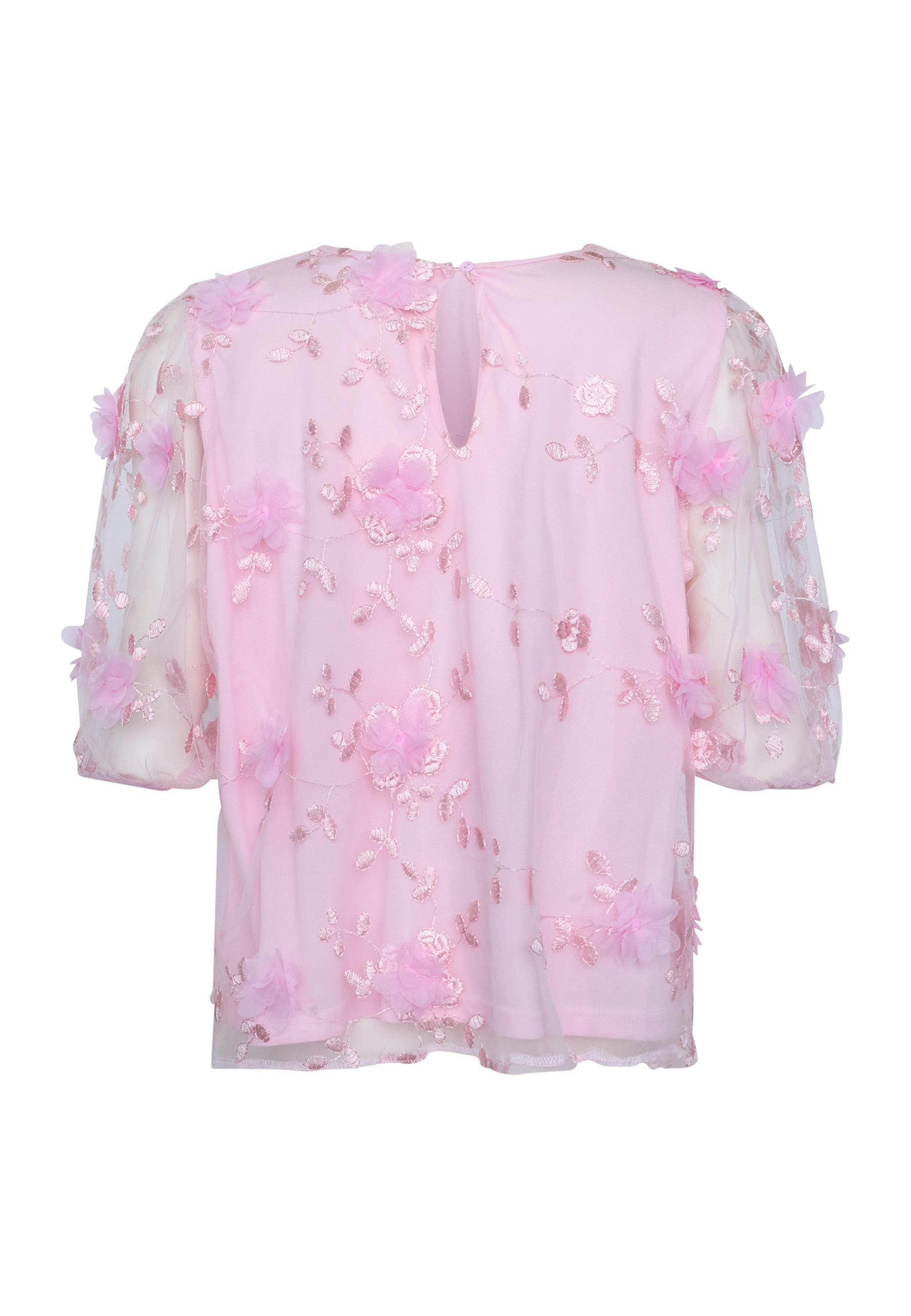 Noa transparant shirt roze