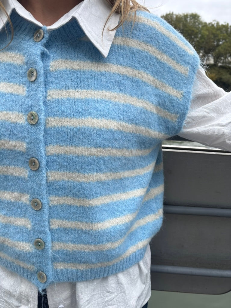 Nyah spencer light blue/white