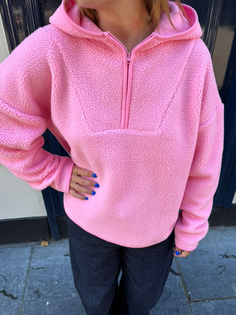 June teddy sweater roze