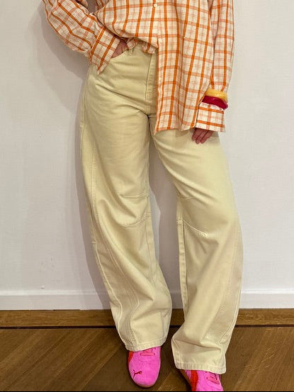 Balloon jeans beige