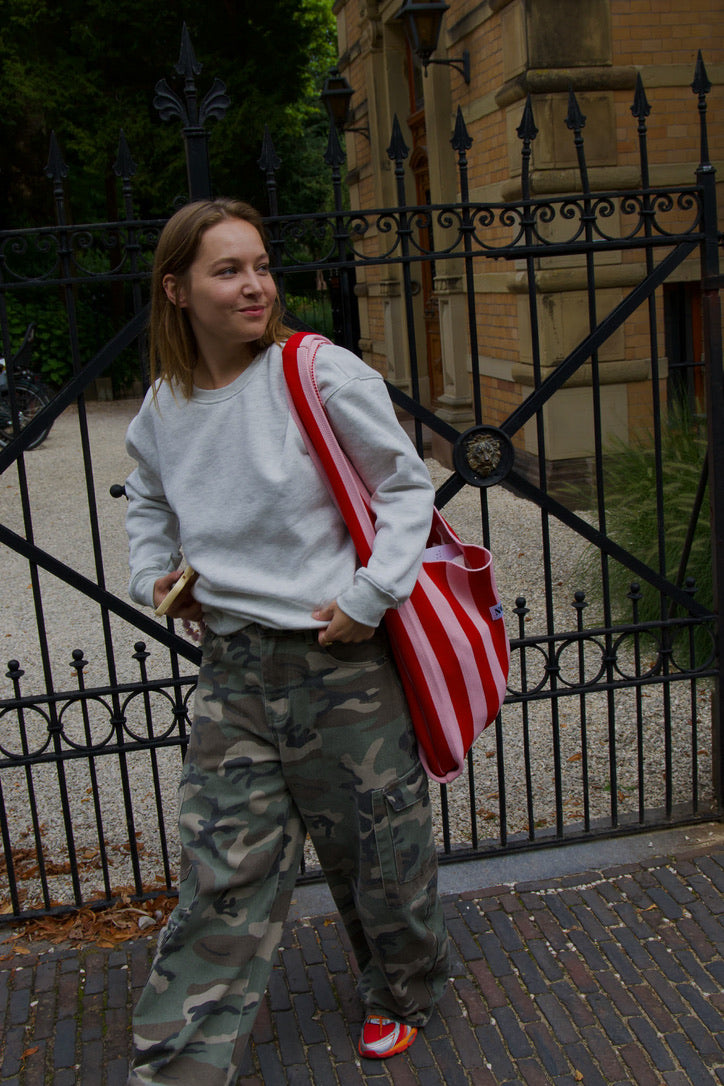 Crewneck sweater grijs