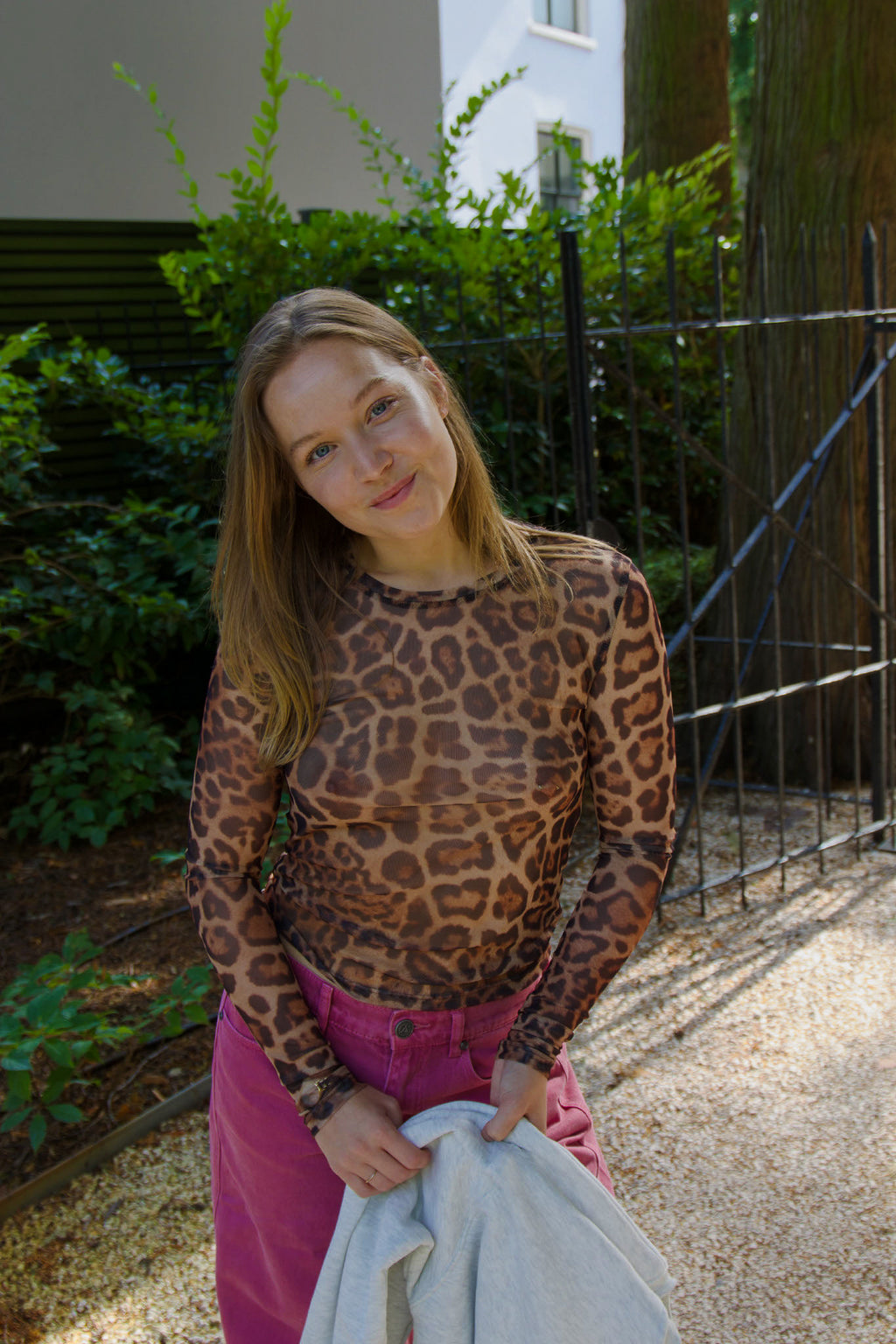 Bella panter mesh top