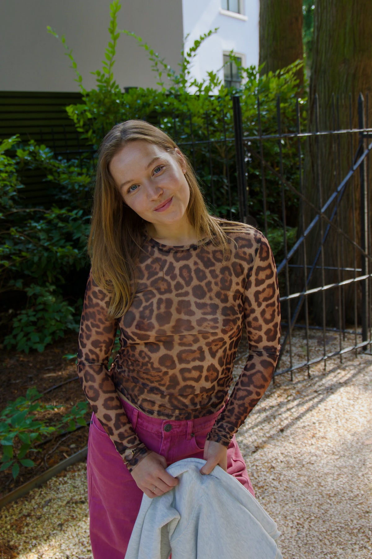 Bella panter mesh top