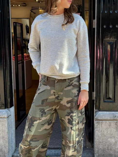 Crewneck sweater grijs