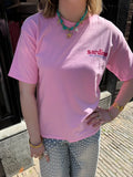Isa t-shirt sardines print licht roze
