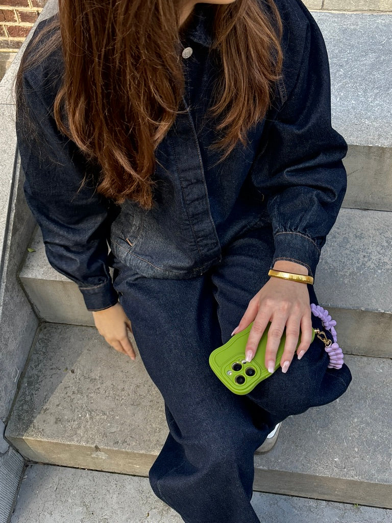 Noa unwashed denim jasje