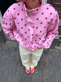 Mila polka dot jasje roze/rood