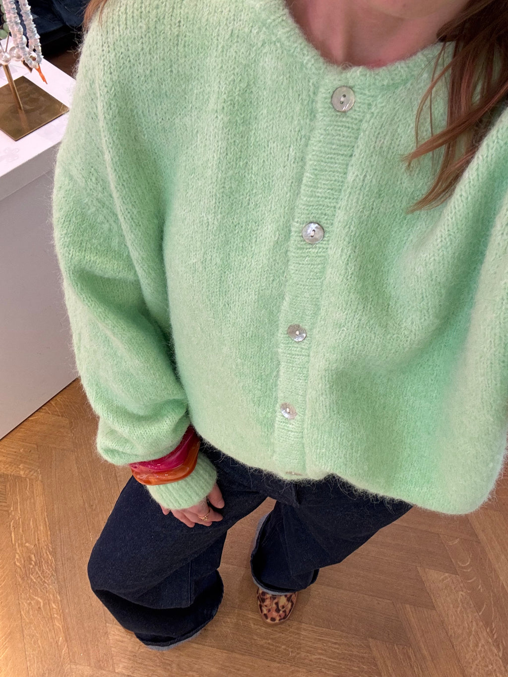Lumi vestje wol groen