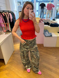 Sophie smock top rood