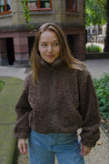 Sara teddy jacket bruin