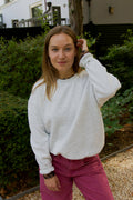 Crewneck sweater grijs