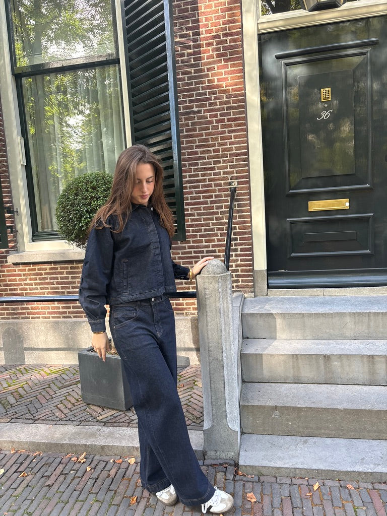 Noa unwashed denim jasje