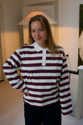Dolly gestreepte polo longsleeve