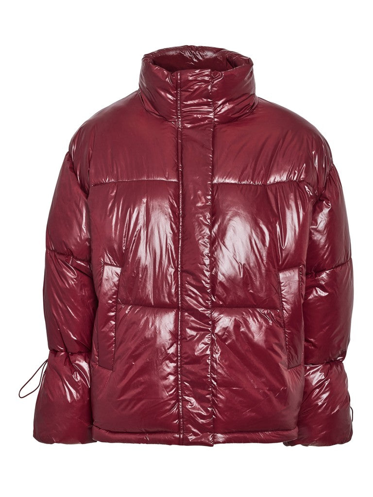 Ally pufferjas burgundy