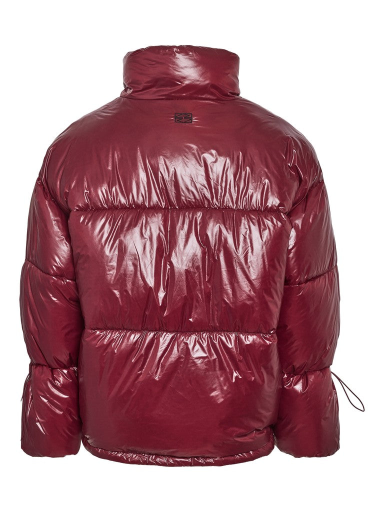 Ally pufferjas burgundy