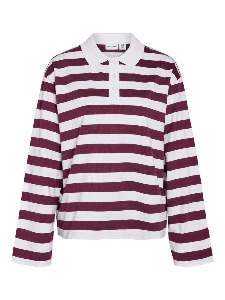 Dolly gestreepte polo longsleeve