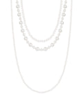 Layered gemengde parelketting