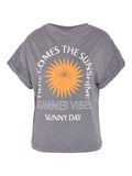 Bohdi washed t-shirt grey