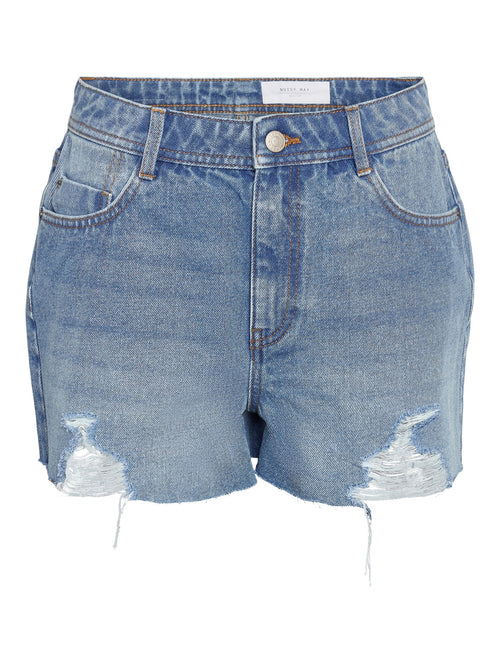 Drew high waisted festival shorts medium blauw