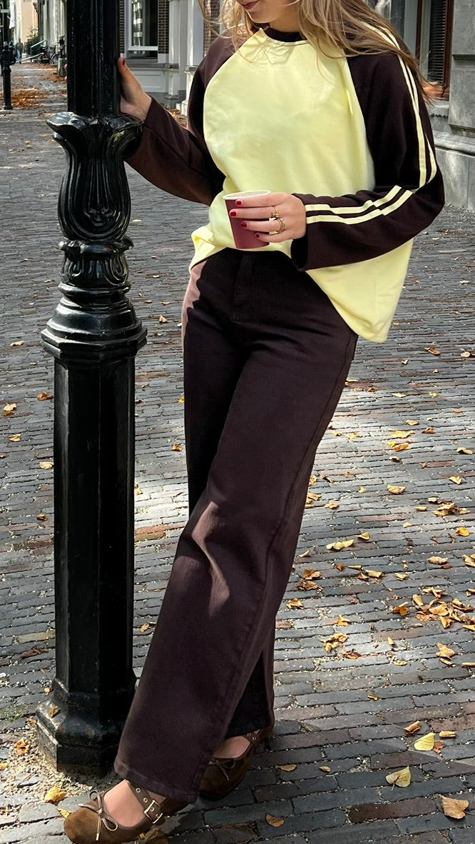 Julia jeans donker bruin