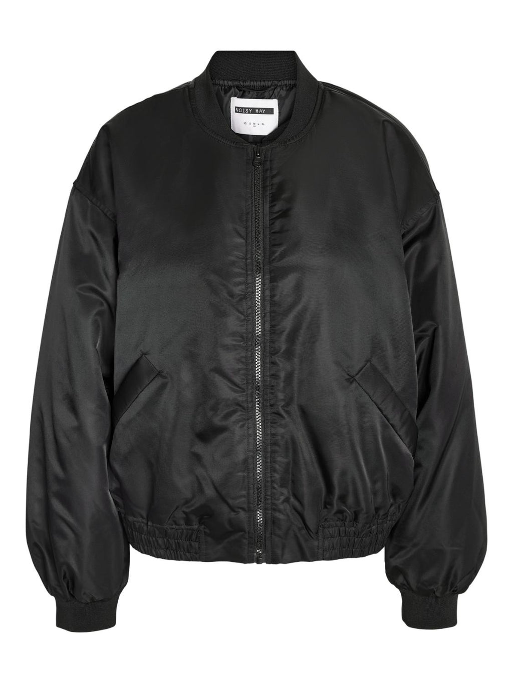 Justine padded bomber jacket zwart