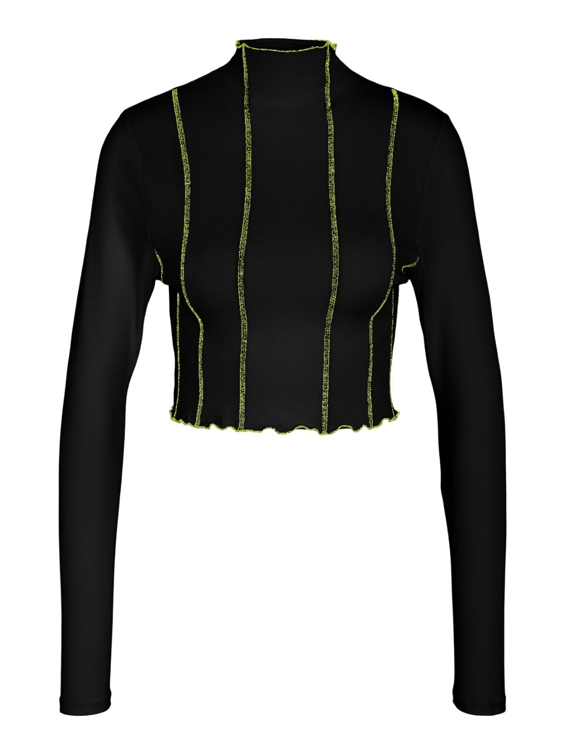 Kerry stitch top black/lime