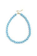 Kralenketting streep blauw