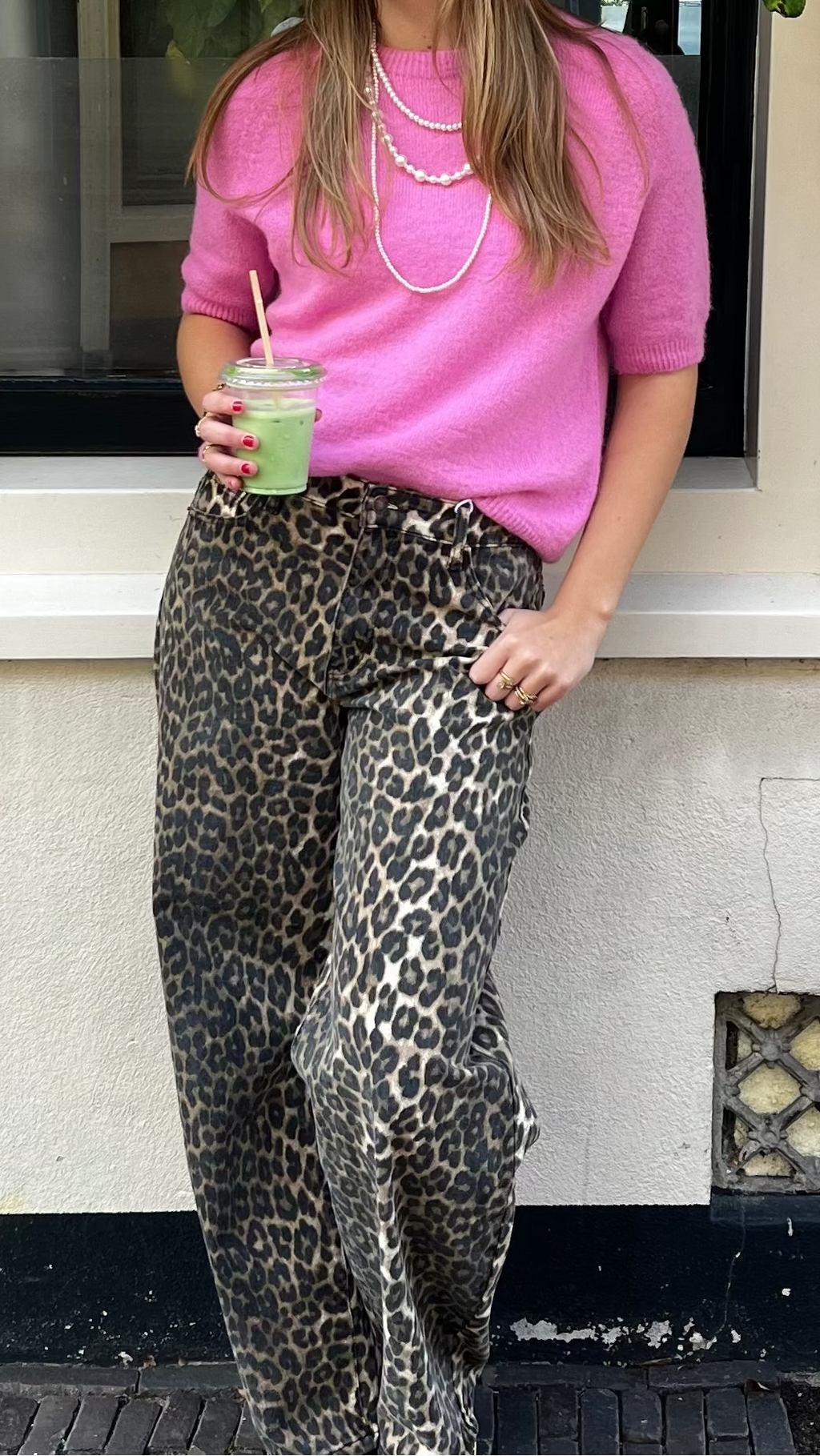 Lieve knit roze