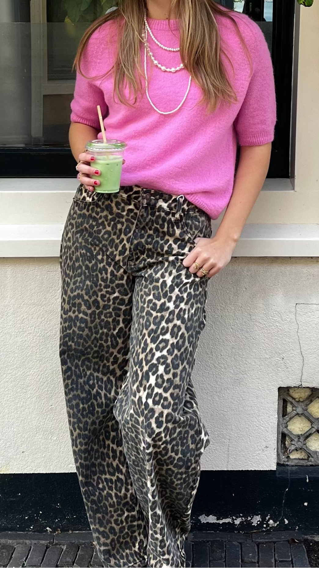 Lieve knit roze