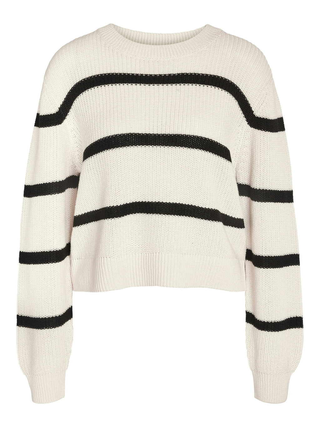 Maysa knit stripe wit