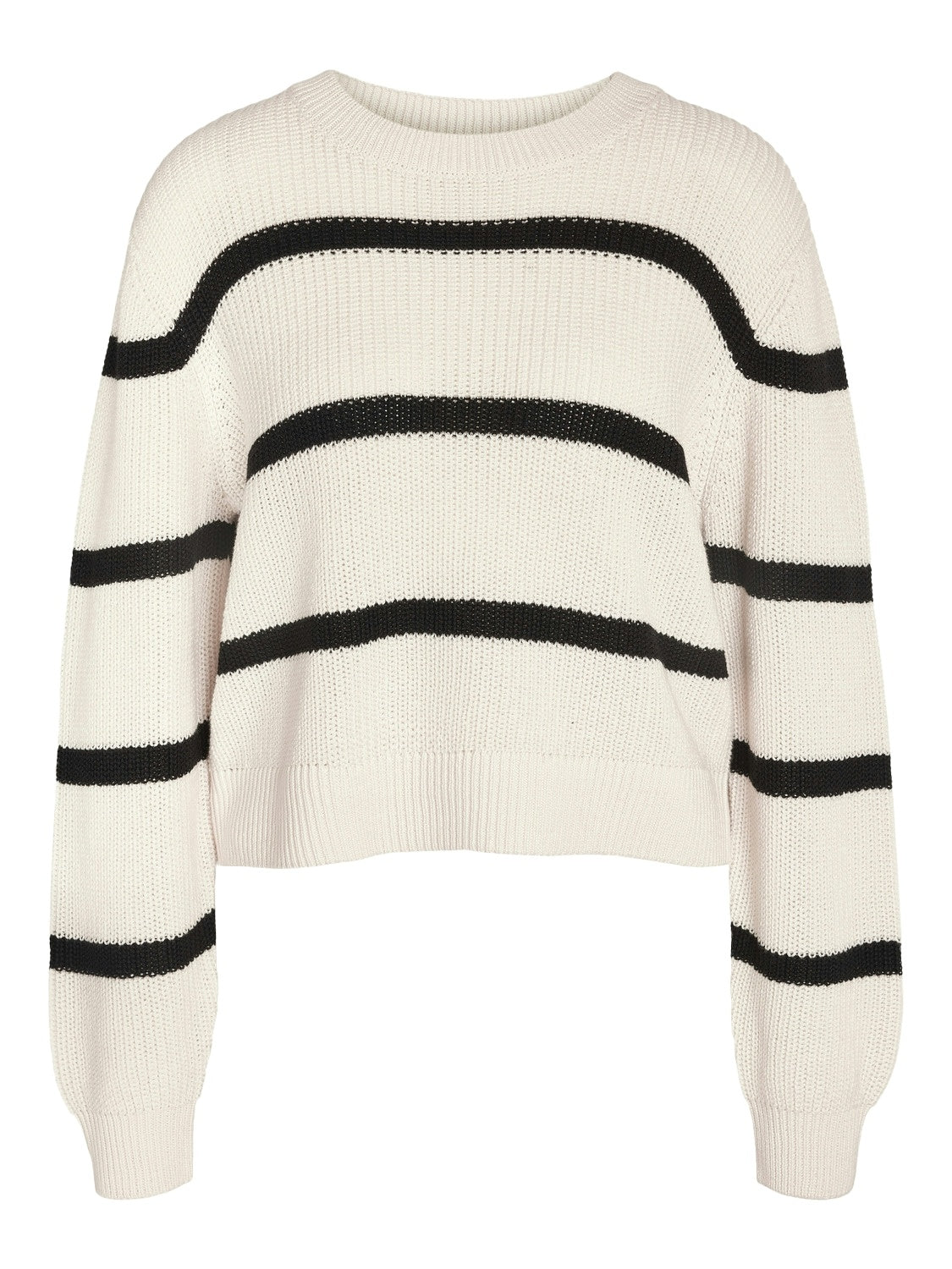 Maysa knit stripe wit
