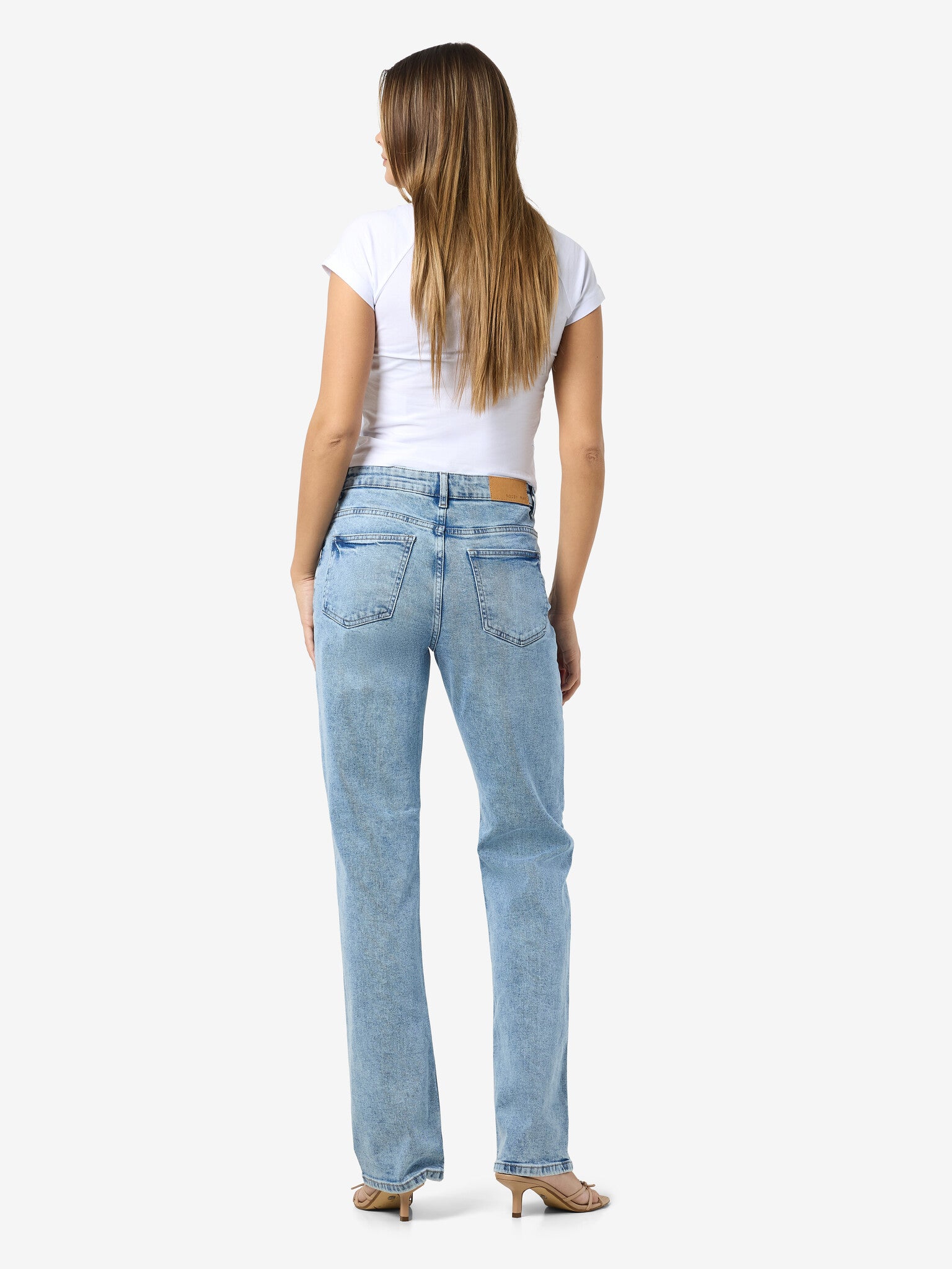 Monica straight jeans licht blauw