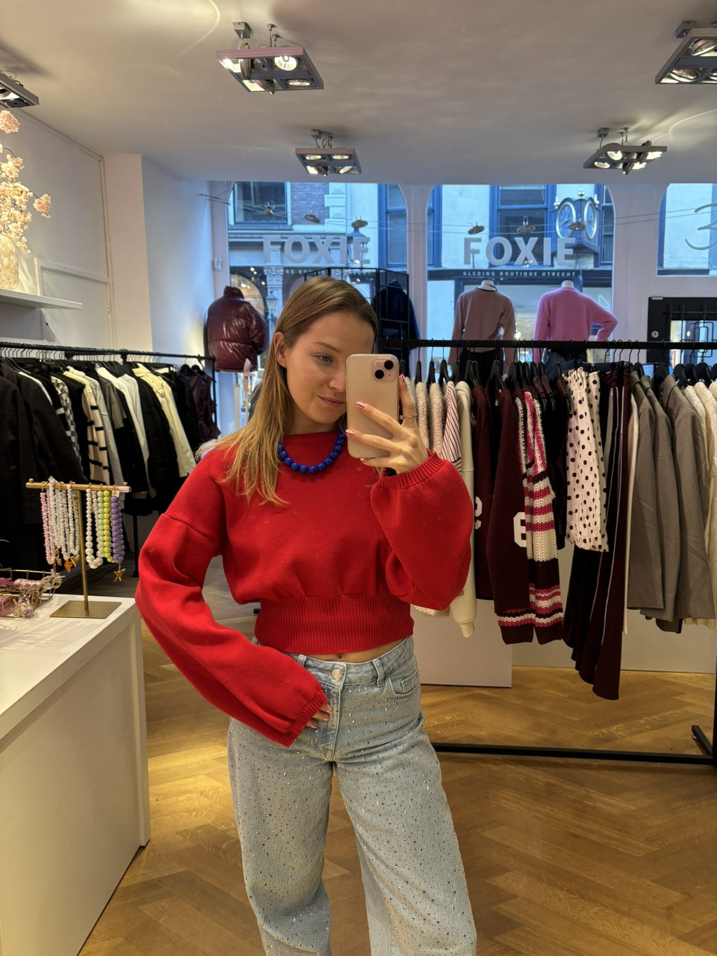 Nelie knit rood