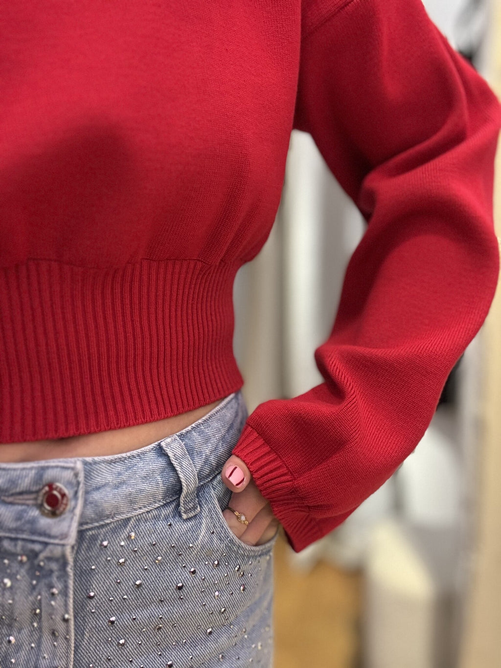 Nelie knit rood