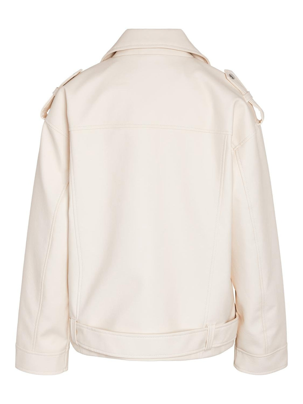Paulina oversized biker jacket pearled