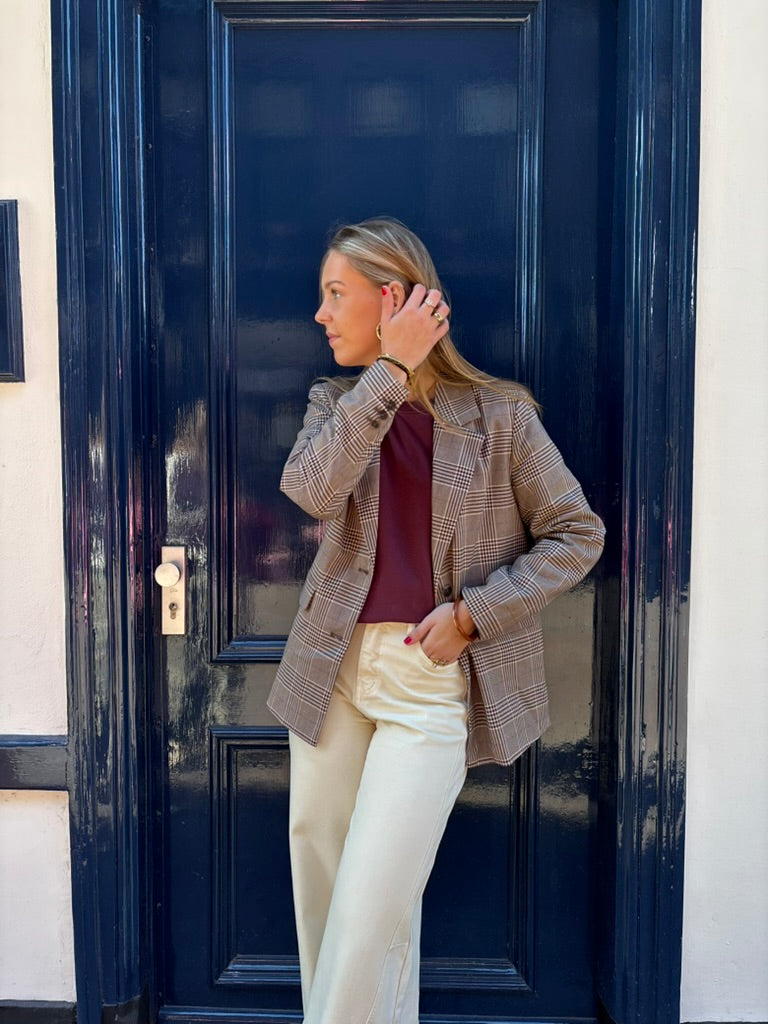 Vera ruit blazer