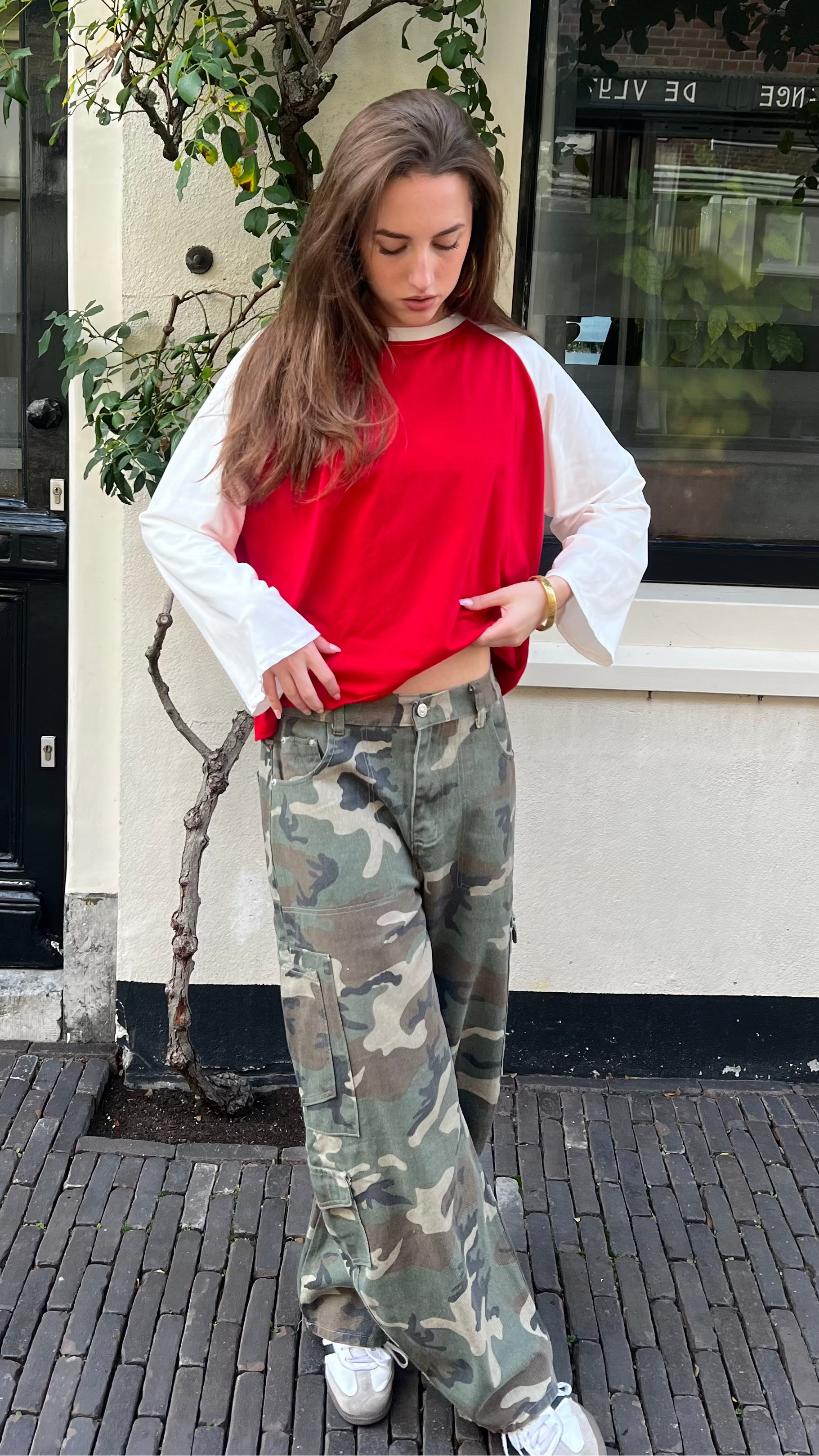 Suus baseball shirt rood
